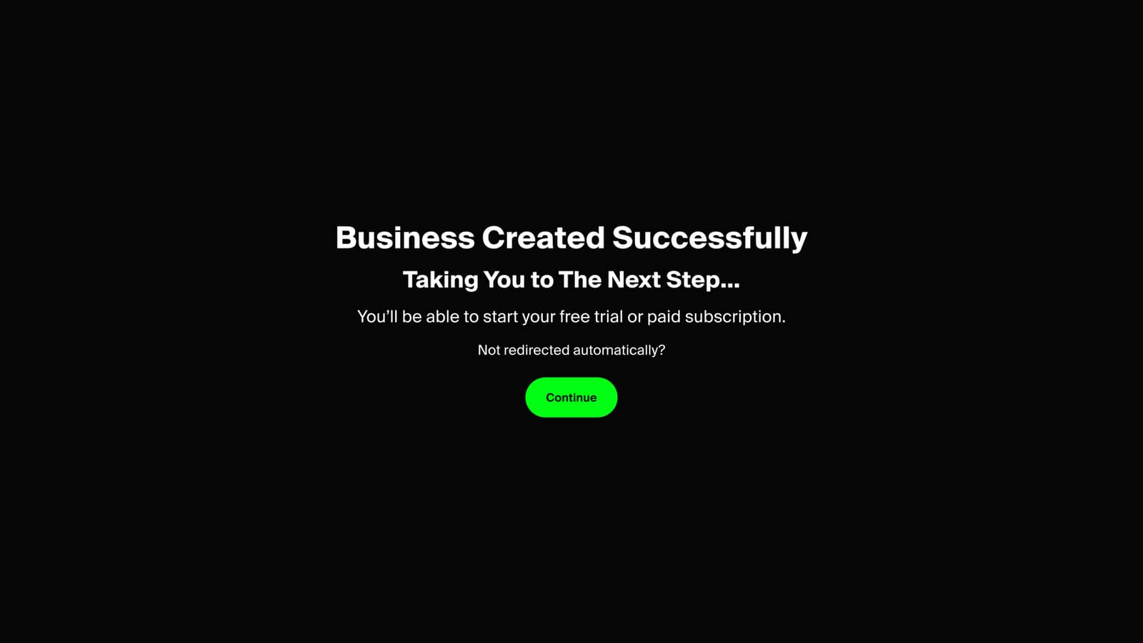 Mountain Bike United business admin platform, desktop screen 5