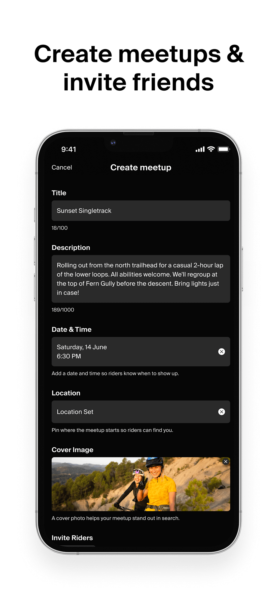 Mountain Bike United App Store preview screen 4