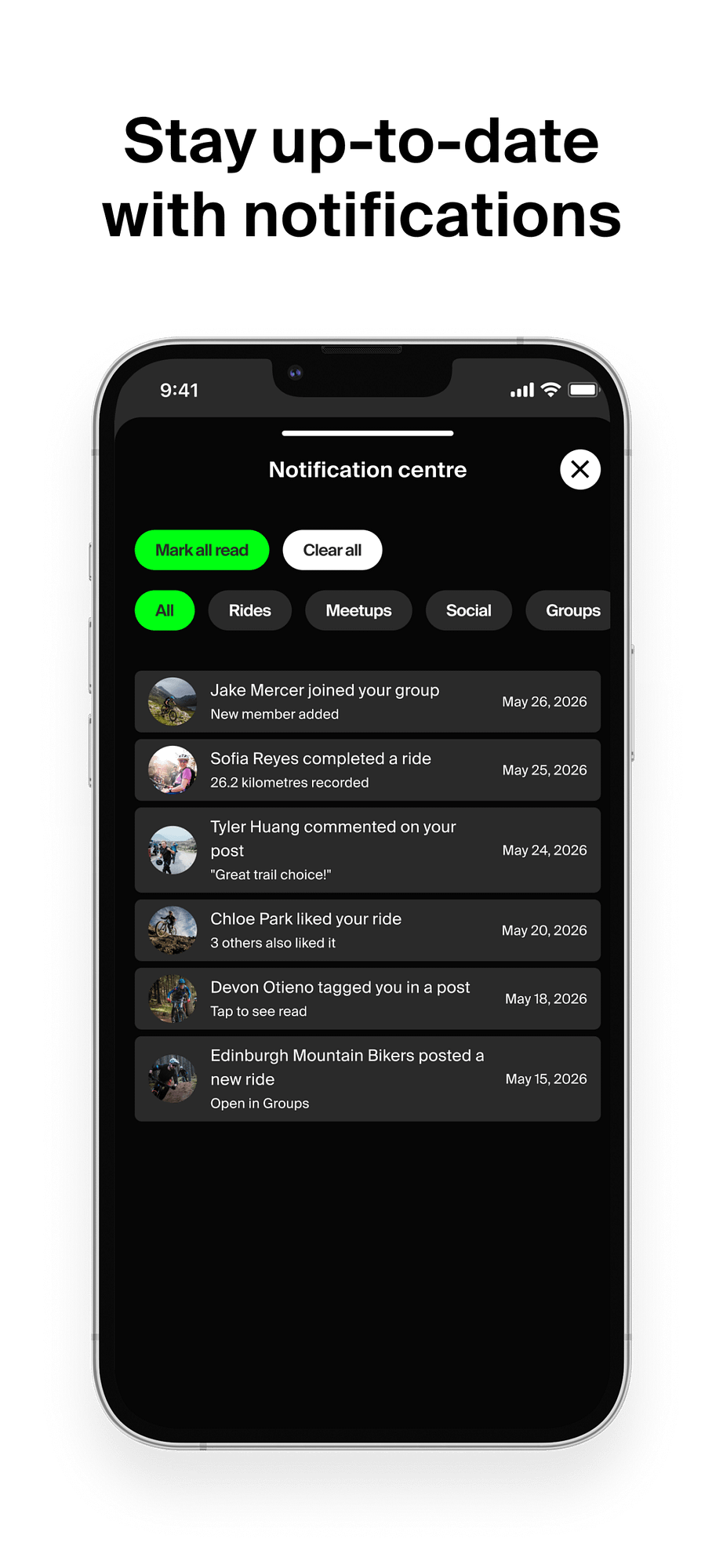 Mountain Bike United App Store preview screen 3