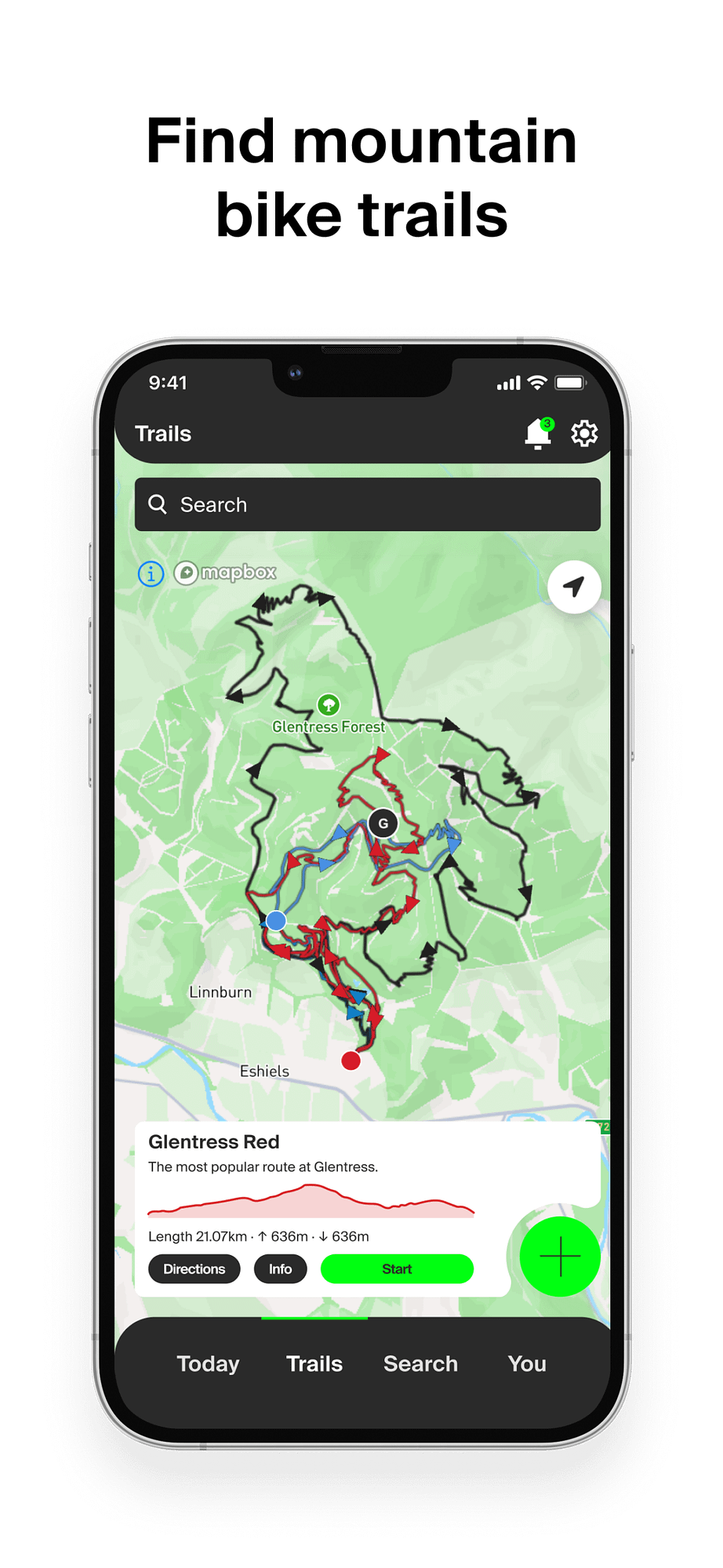 Mountain Bike United App Store preview screen 2